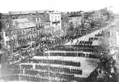 Pesident Lincolns funeral procession on Pennsylvania Ave