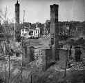 Richmond VA Chimneys standing in the burned district